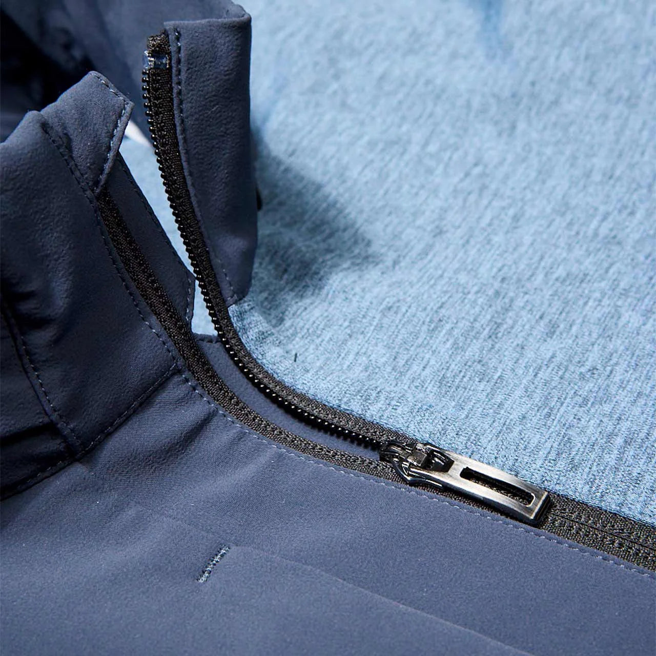 NAVY HALO || FRONT DETAIL ZIPPER