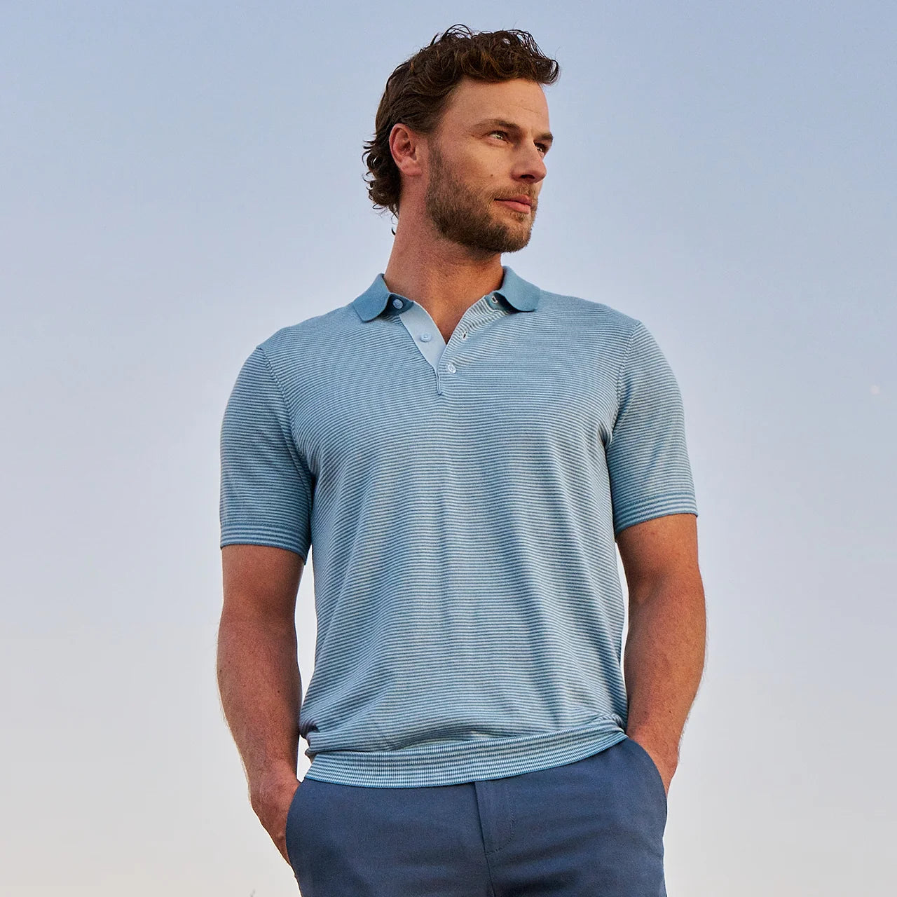 CASHMERE BLUE/BLUE SHADOW || FRONT MODEL