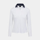 WHITE/NAVY HALO || FRONT