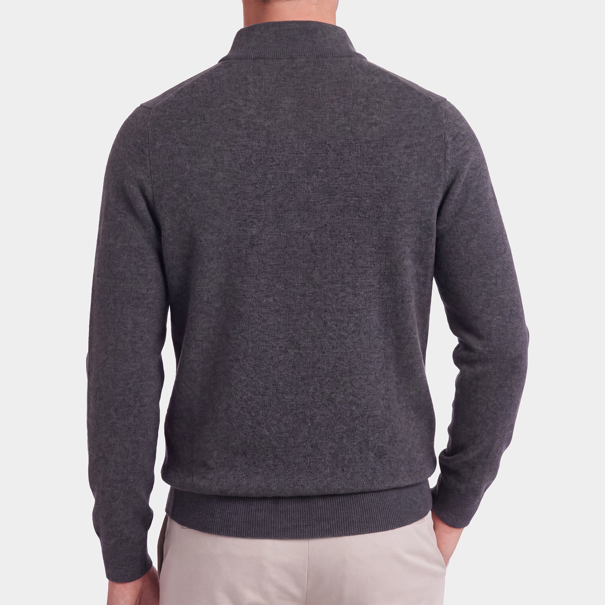 Campbell Cashmere Quarter Zip Sweater – Dunning