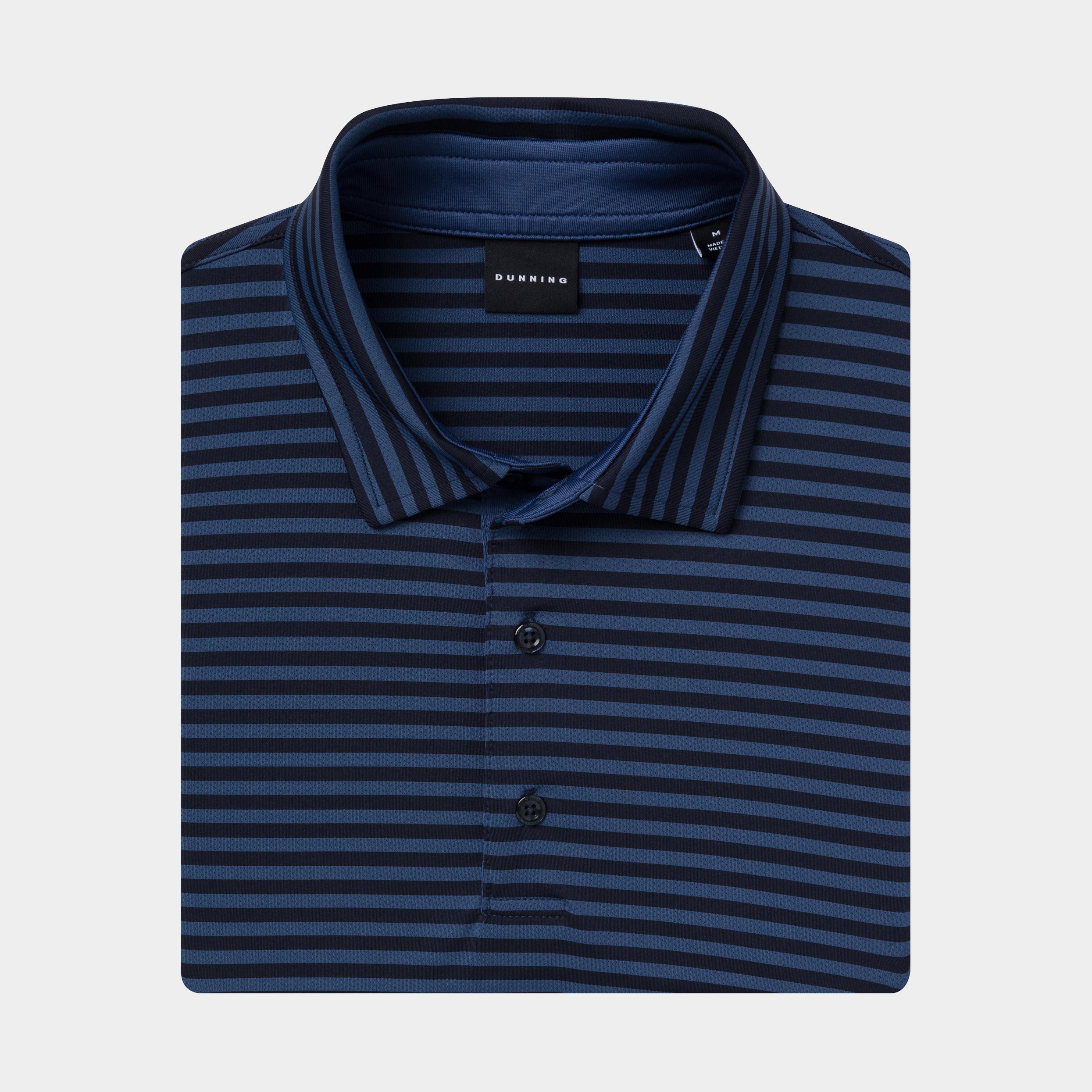 Buckhaven Ventilated Stripe Performance Polo – Dunning
