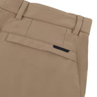 Close-up of the back pocket on the Dunning Precision Insulated Pant in Dark Khaki.