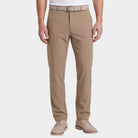 Model wearing the Dunning Precision Insulated Pant in Dark Khaki, front view.