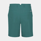 Eucalyptus Green shorts on a light gray background