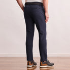 Model wearing the Dunning Precision Insulated Pant in Halo, back view.